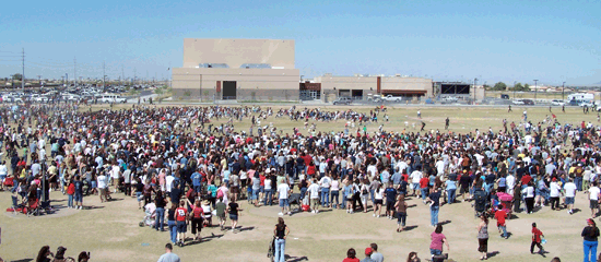 A Crowd Gathers