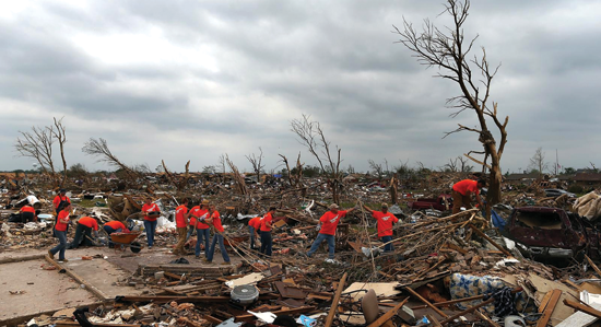 Volunteers in Oklahoma