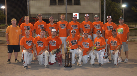 Zion Hill Orange Softball Team